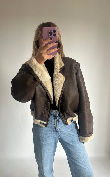 Chocolate petite Shearling