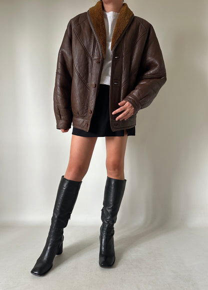 Chocolate beautiful Shearling