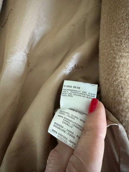 MaxMara pure wool camel petite coat