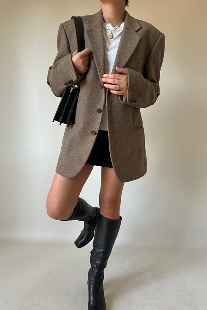 CACHAREL herringbone blazer