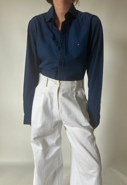 Tommy Hilfiger blue shirt