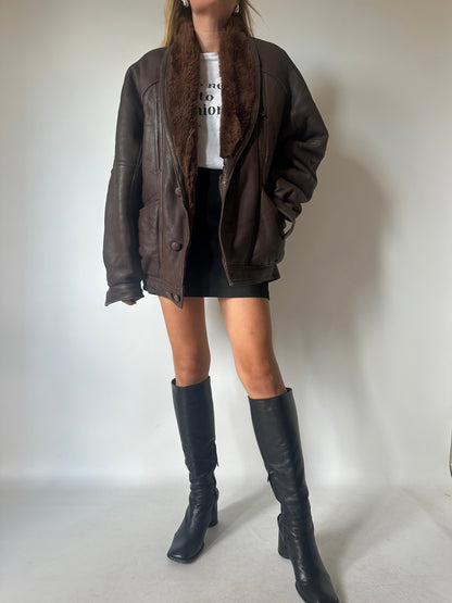 Chocolate beautiful Shearling