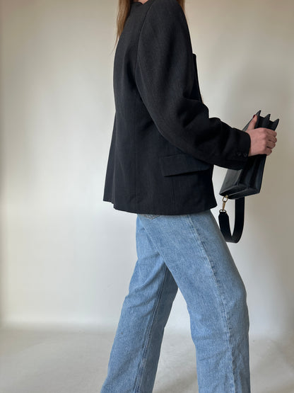 Made in Italy oversize wool blazer