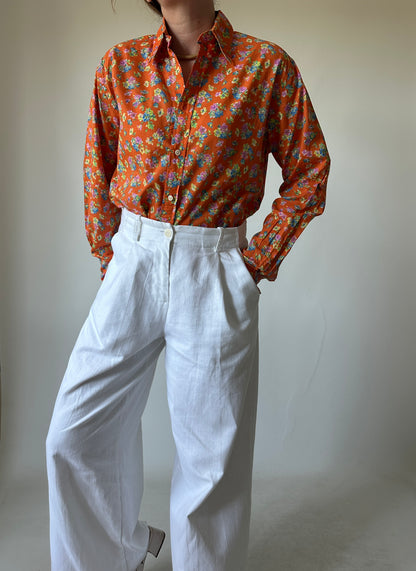 RALPH LAUREN floral shirt