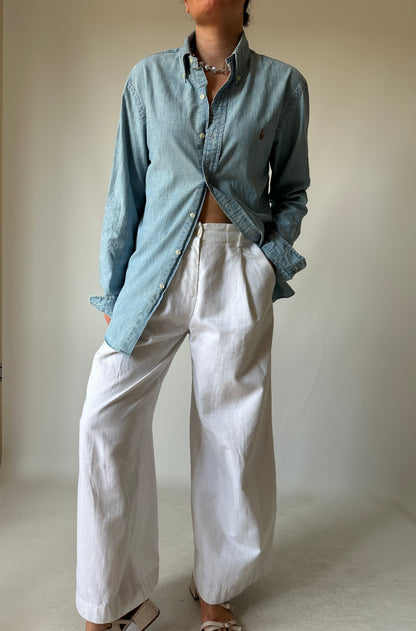 RALPH LAUREN petite denim shirt