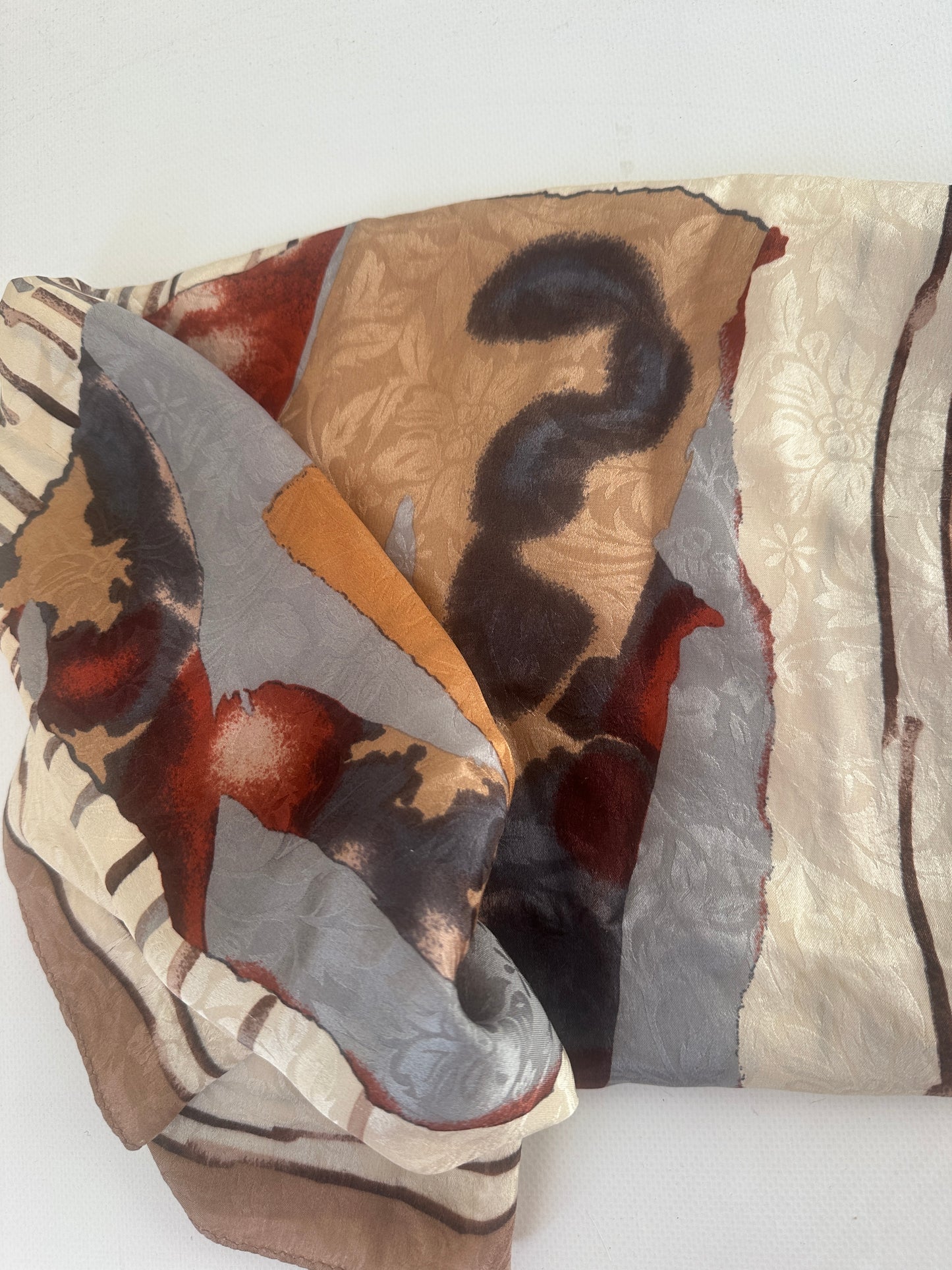 Maxi foulard in pura seta