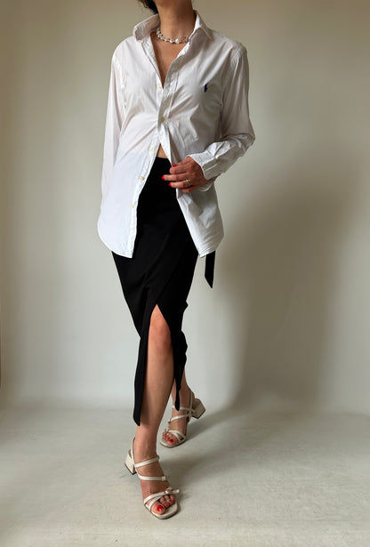 RALPH LAUREN white petite shirt