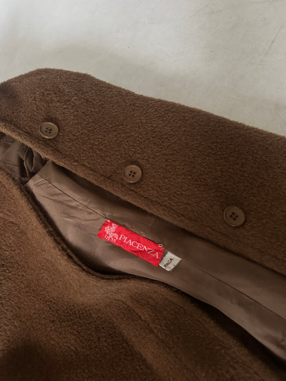 Piacenza 100% alpaca chocolate coat