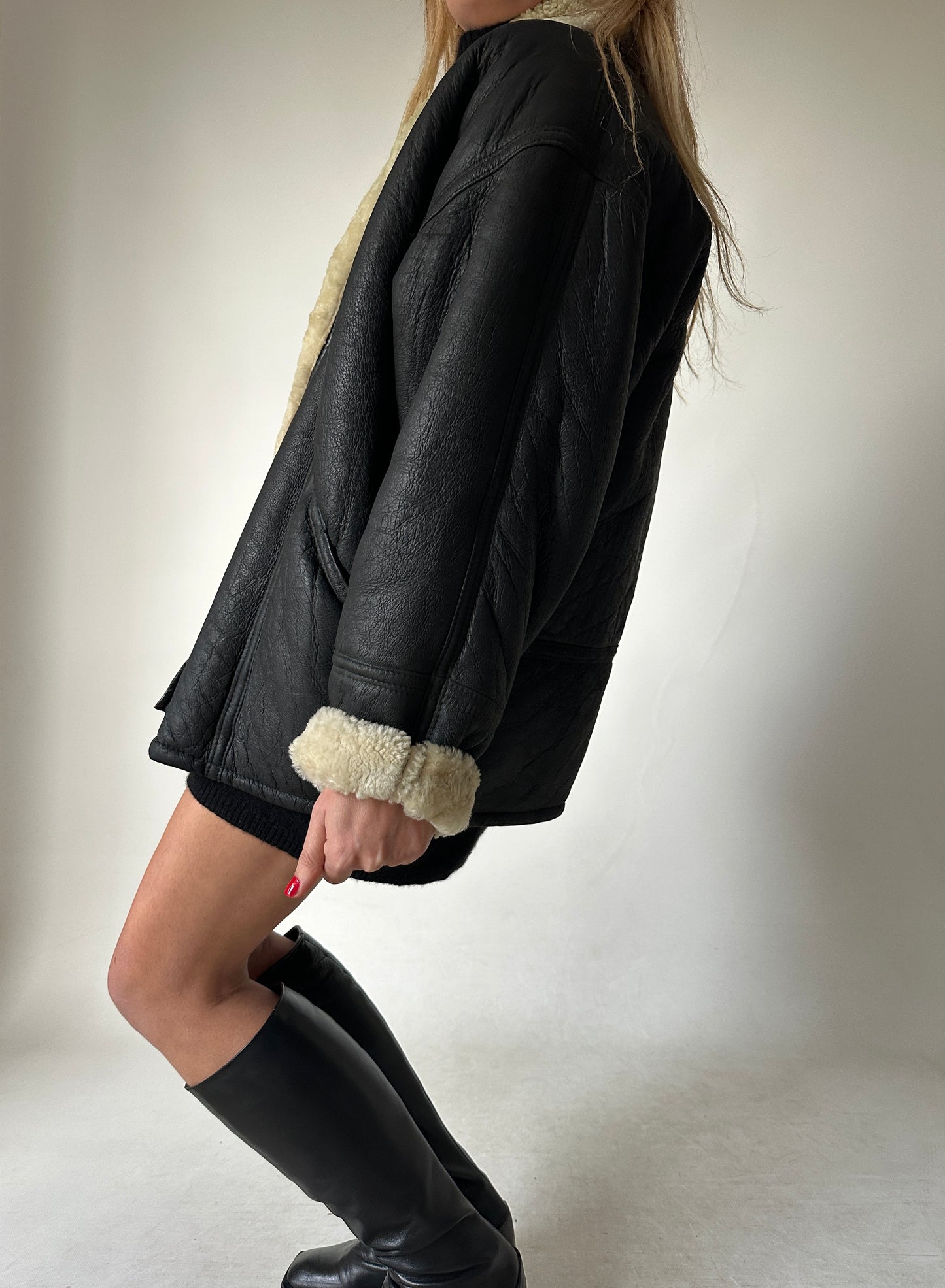 Dreamy black Shearling