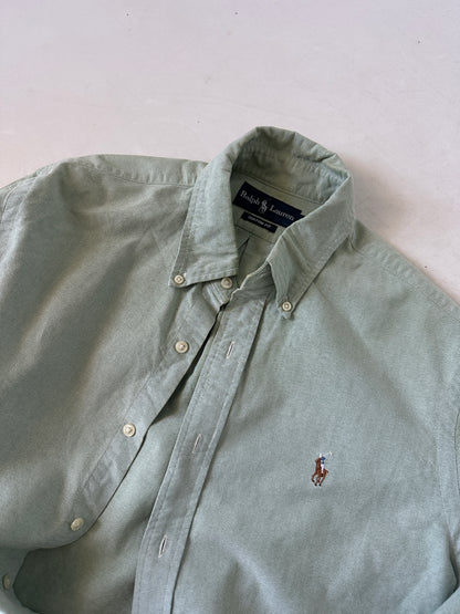 RALPH LAUREN salvia petite shirt