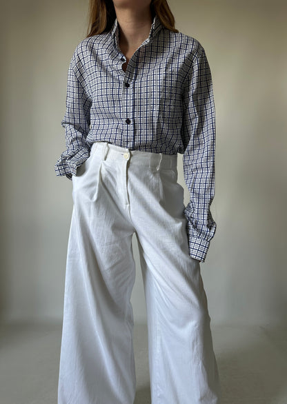 ARMANI tartan cotton shirt