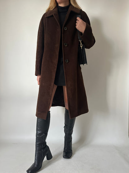 Pure merinos chocolate coat