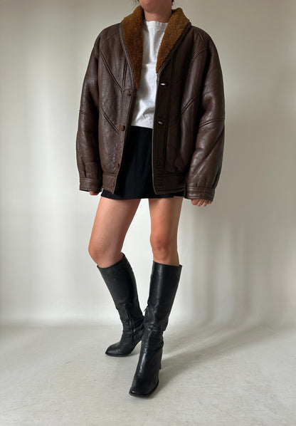 Chocolate beautiful Shearling