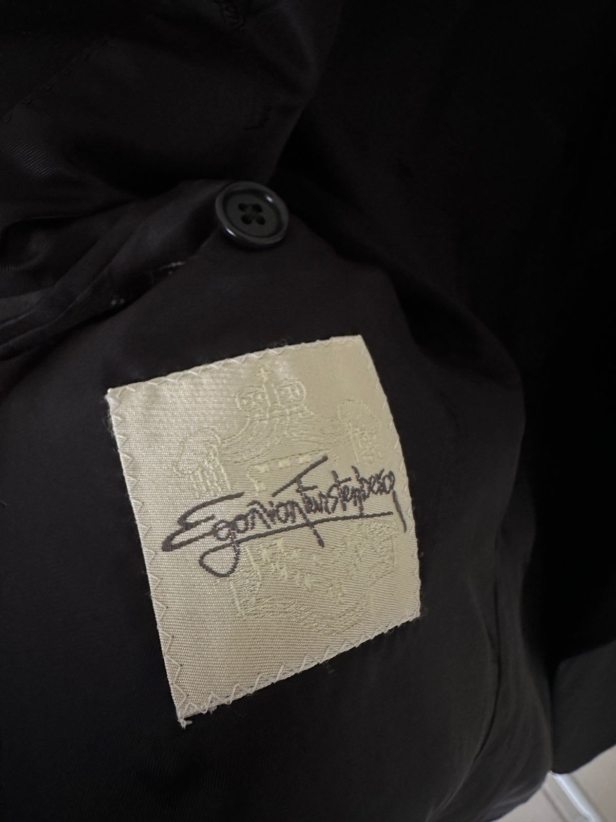 Egon von Furstenberg smoking blazer