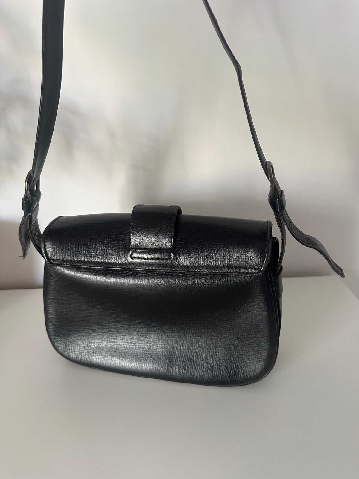 Minimal real leather bag