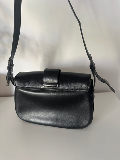 Minimal real leather bag