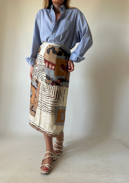 Maxi foulard in pura seta