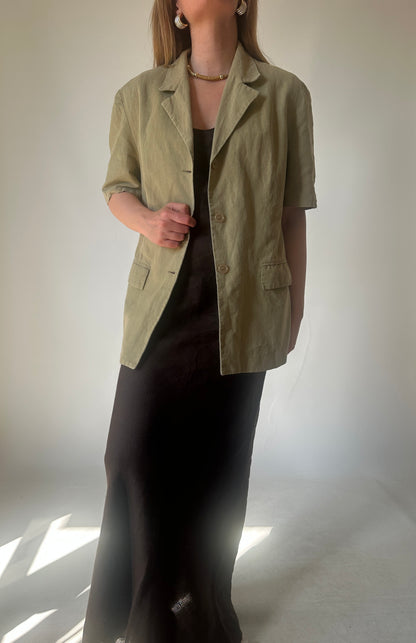 Pure linen light blazer