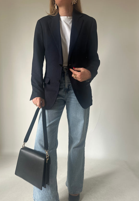 Light cotton blend petite blazer