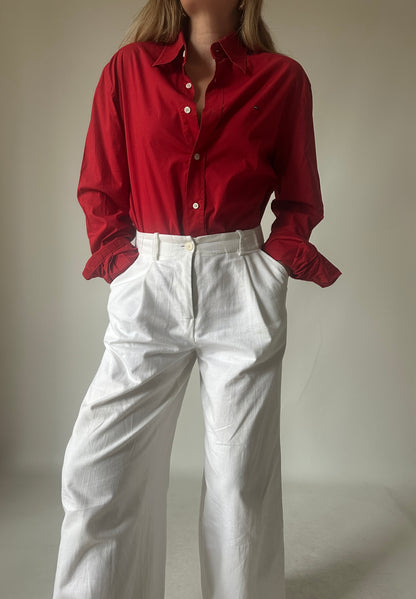 TOMMY HILFIGER cool red shirt