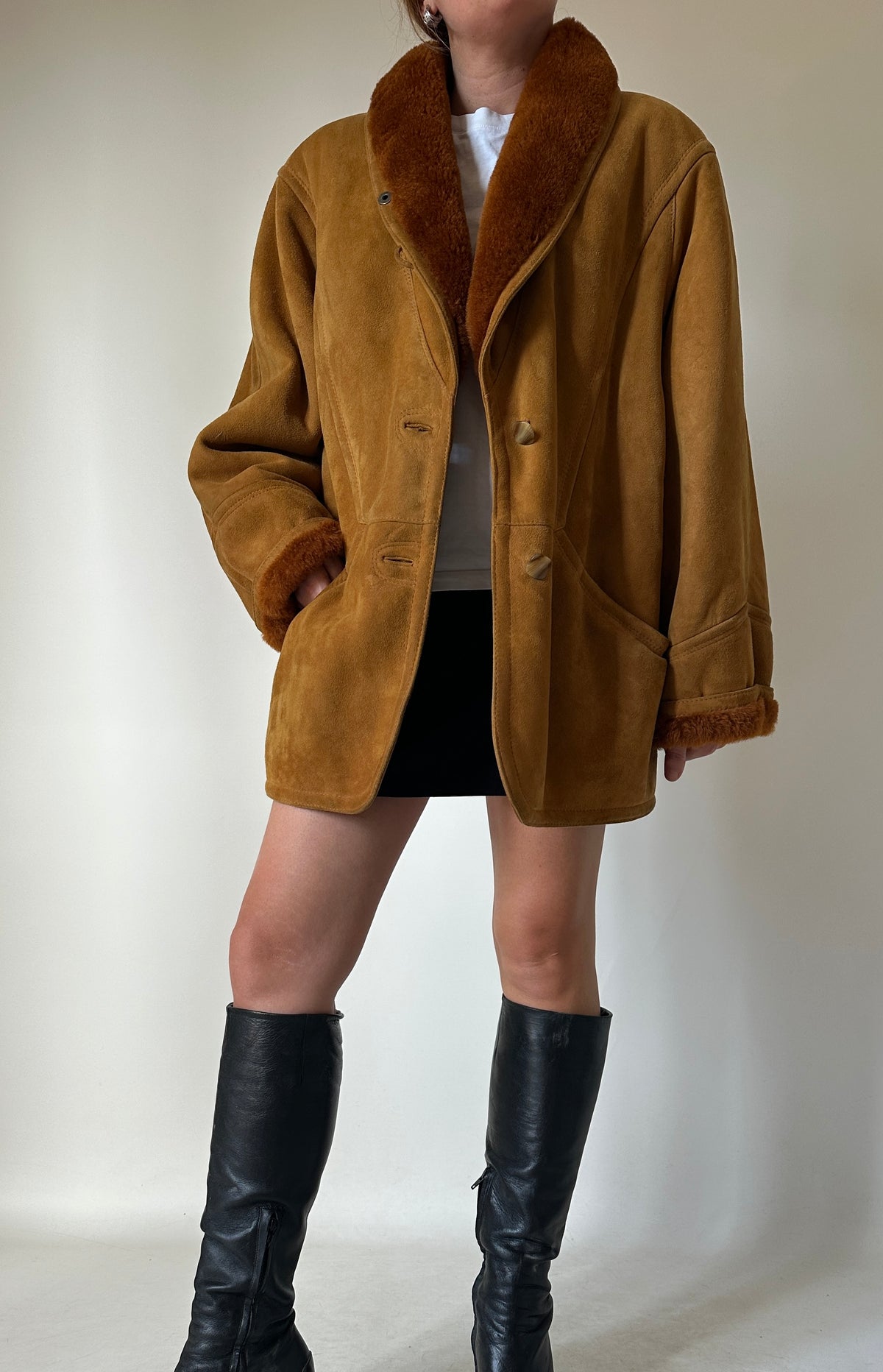 Biscuit petite Shearling