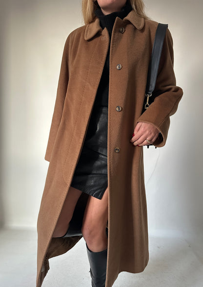 PIACENZA pure wool camel coat