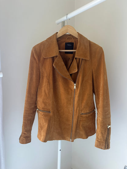 Chiodo petite in suede