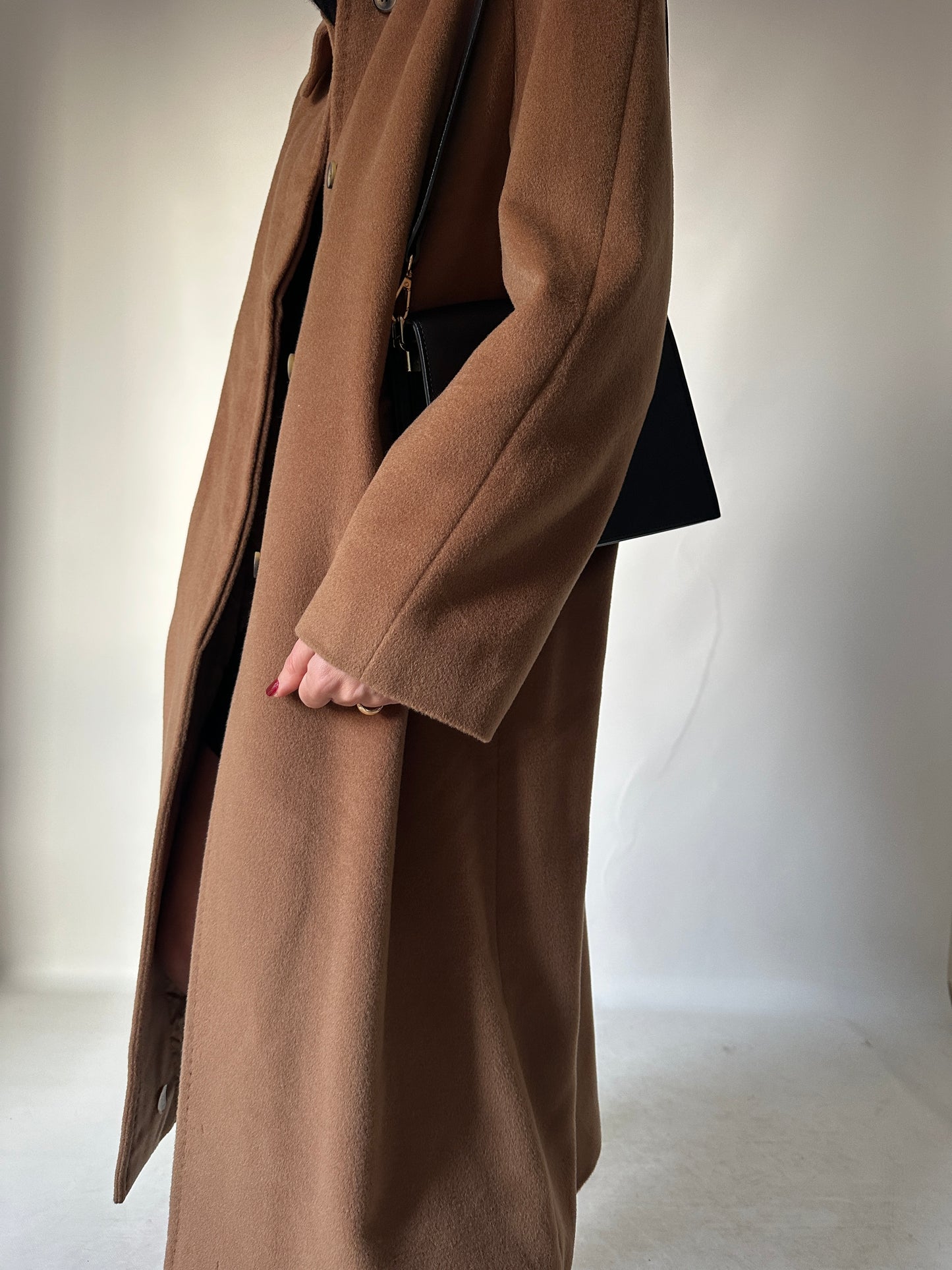 PIACENZA pure wool camel coat