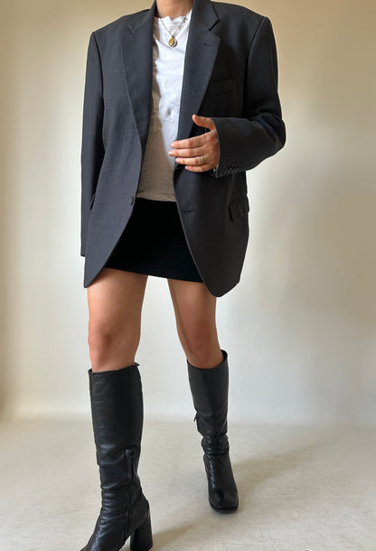 Grey oversize blazer