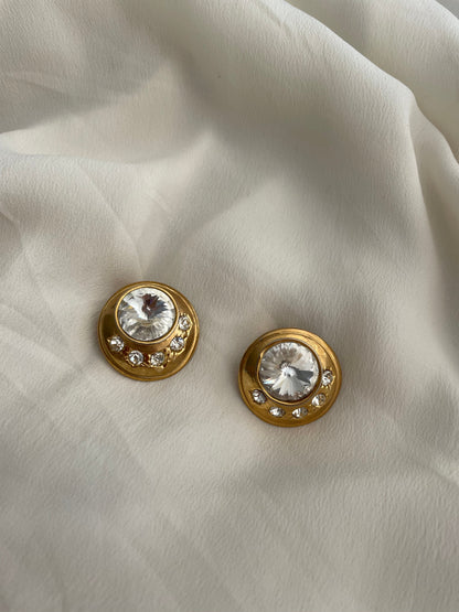 Orecchini sfera con zirconi