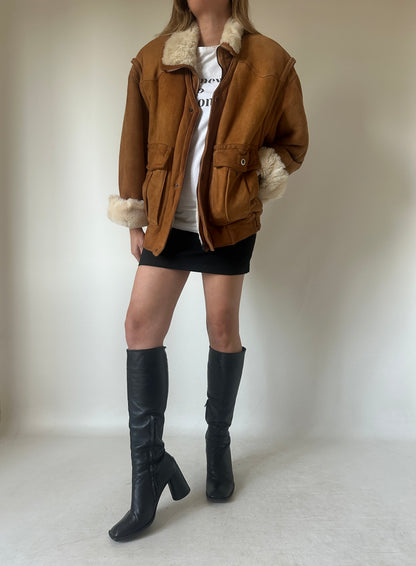 Petite bomber Shearling