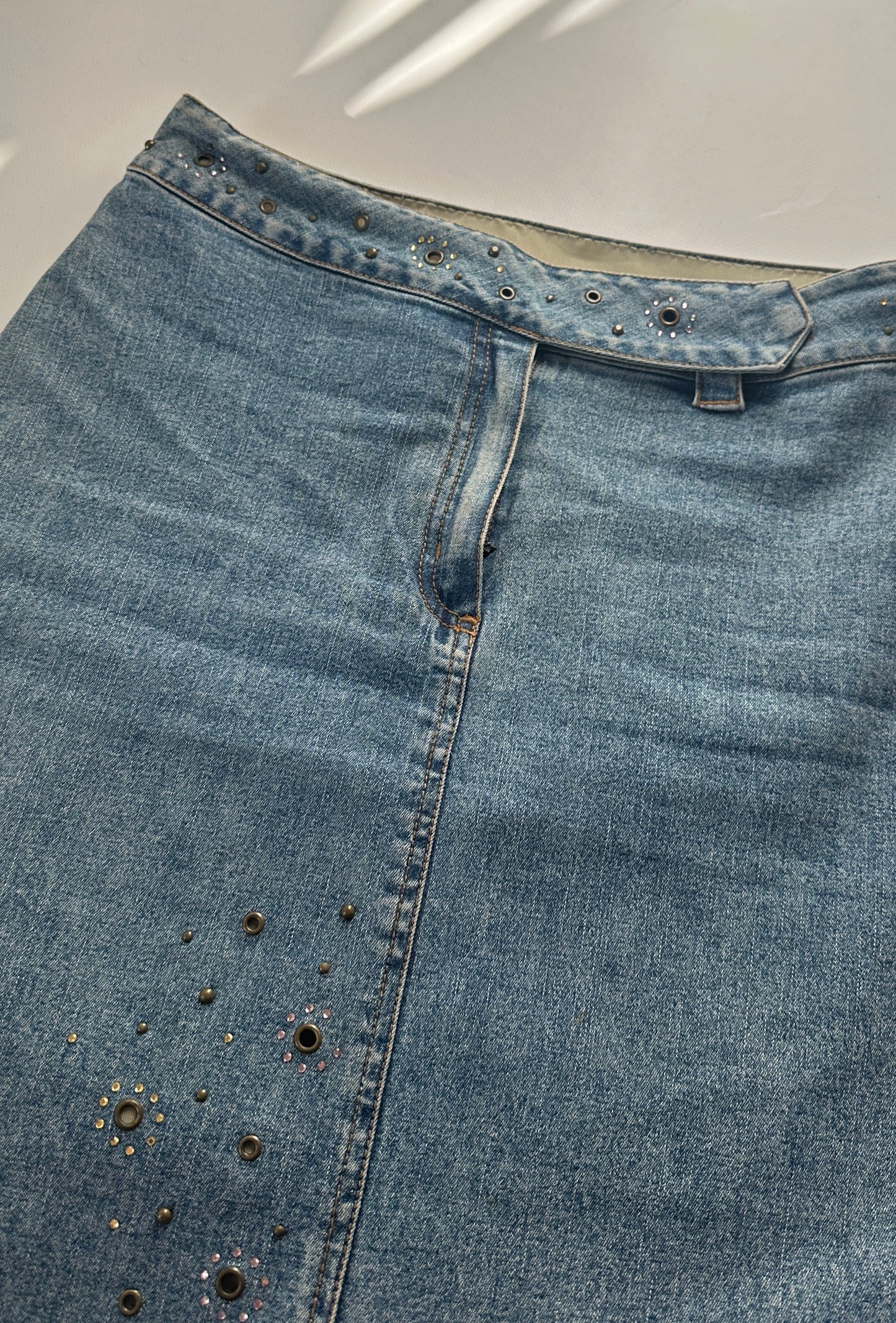 Y2Y long denim skirt