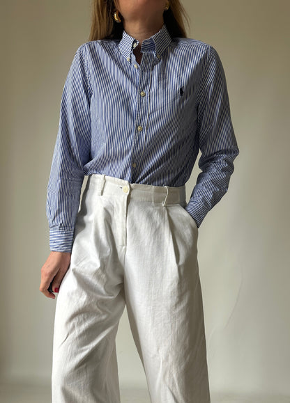 RALPH LAUREN striped petite shirt
