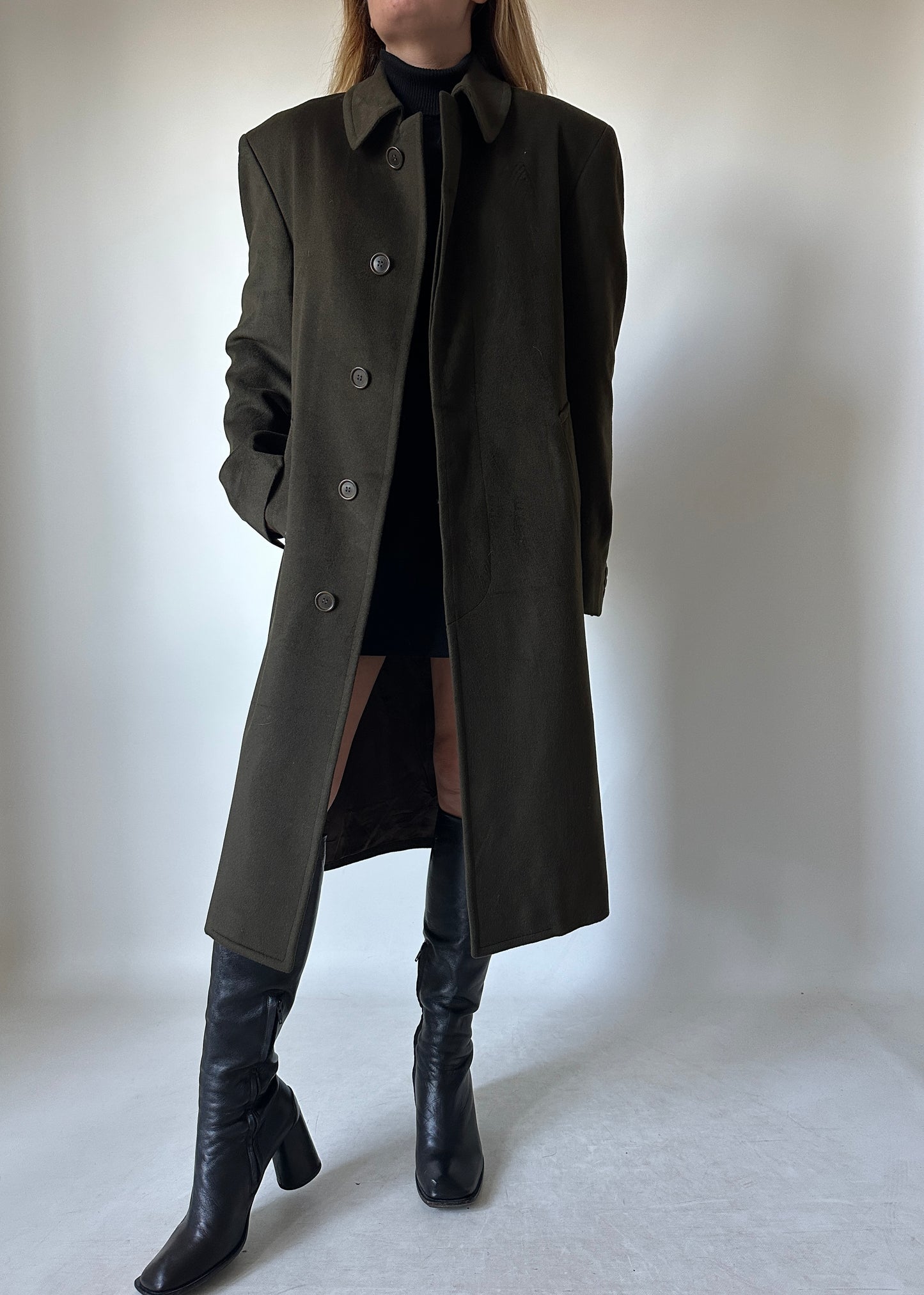 Zegna genderless wool and cachemire coat