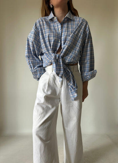 TOMMY HILFIGER oversize tartan shirt