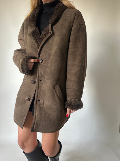 Chocolate passpartour Shearling
