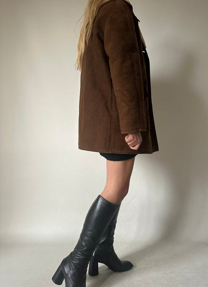 Chocolate petite sheepskin