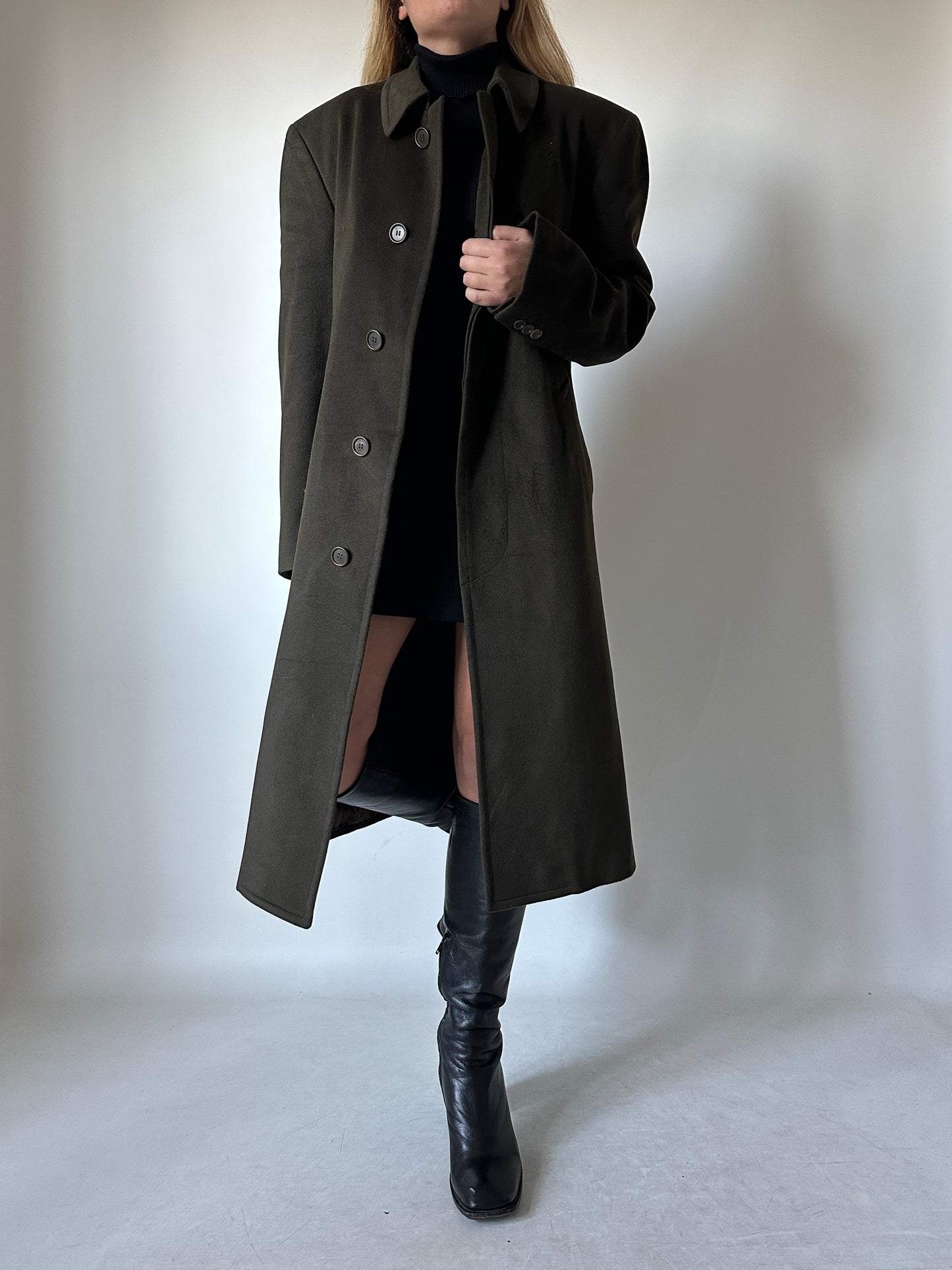 Zegna genderless wool and cachemire coat