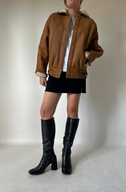 Petite bomber Shearling
