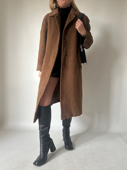 Piacenza 100% alpaca chocolate coat
