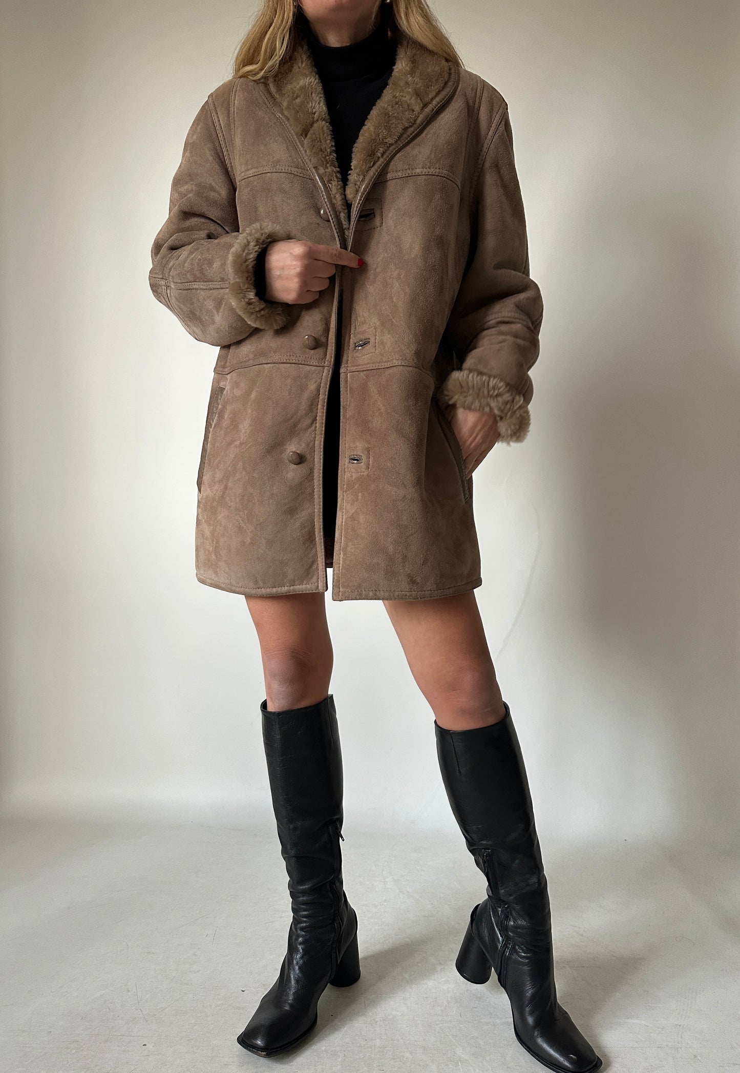 Tortora petite Shearling
