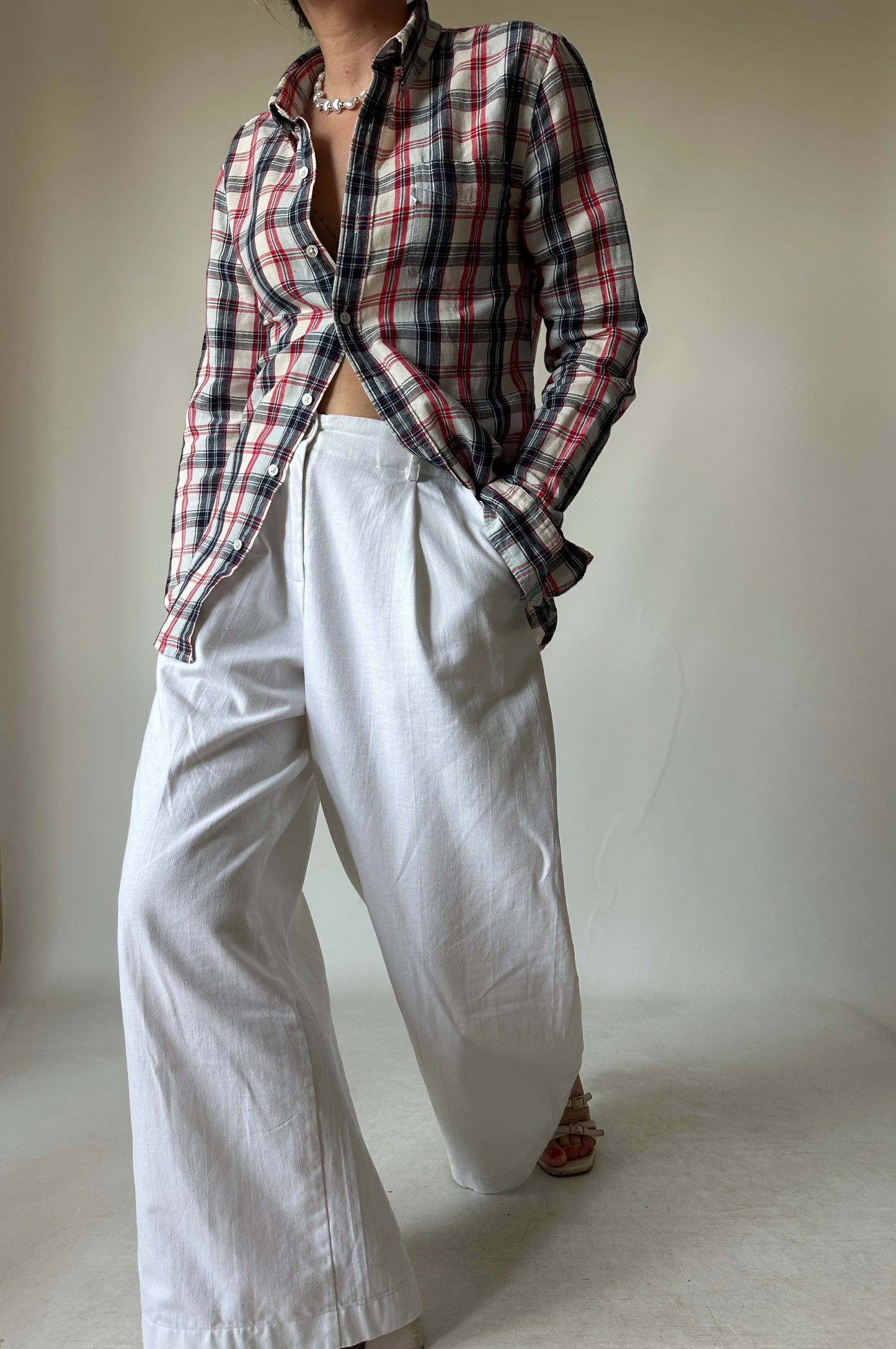 LEVI'S tartan petite shirt