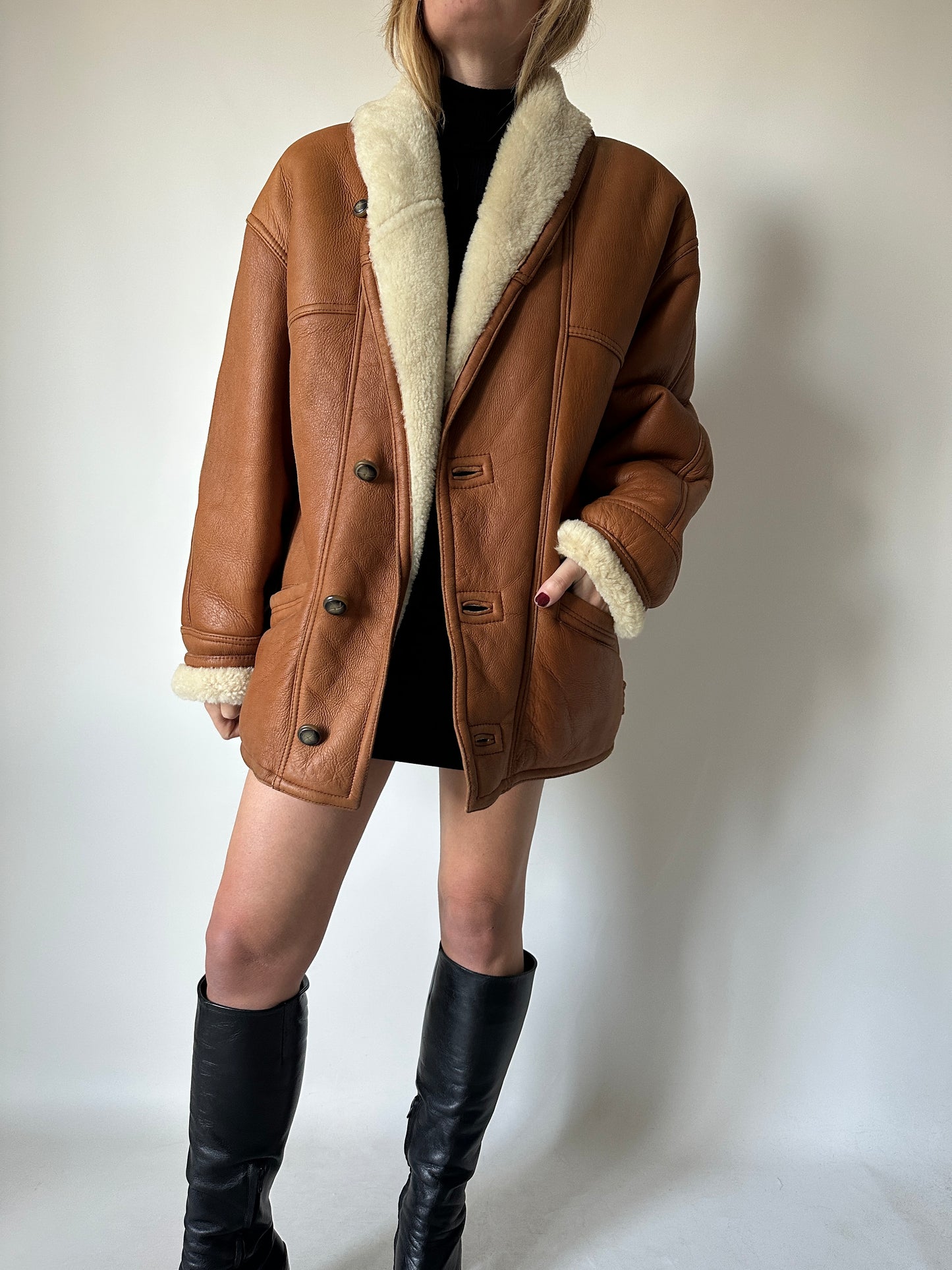 Caramel perfect Shearling