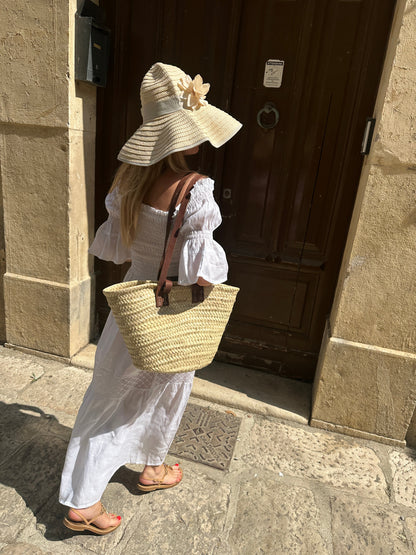 Abito Isabelle in lino - bianco