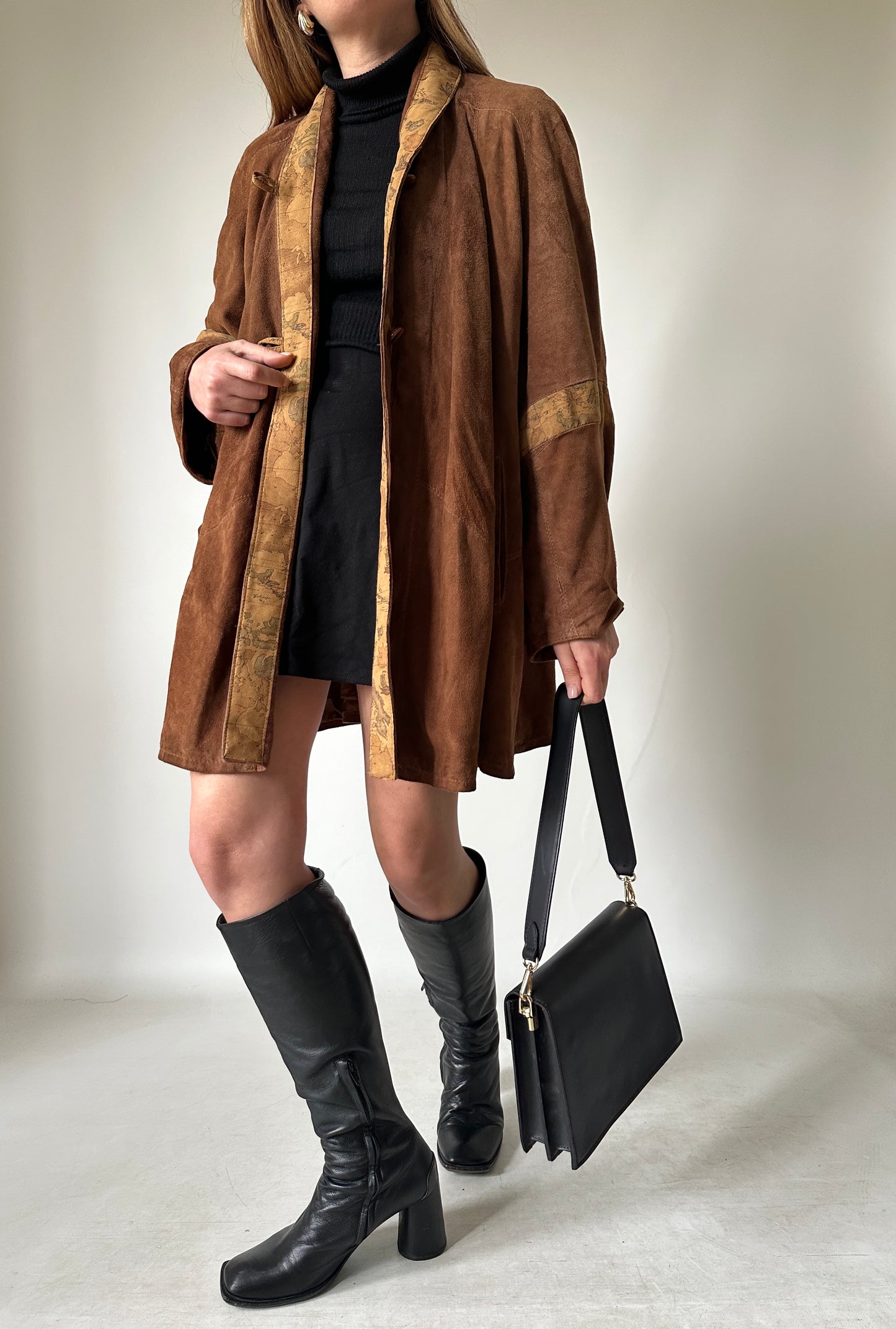 Alviero Martini real suede brown jacket