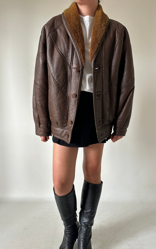 Chocolate beautiful Shearling