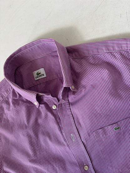 LA COSTE pink striped shirt