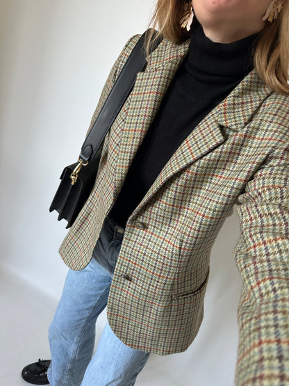 Pied de poule petite blazer
