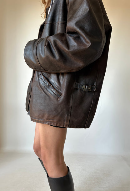 ALAN GORDON rare aviator distressed jacket