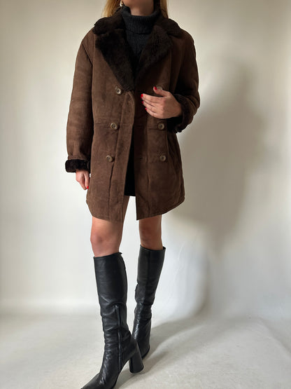 Chocolate petite Shearling